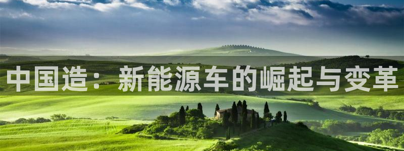 新宝gg客户登录:中国造:新能源车的崛起与变革