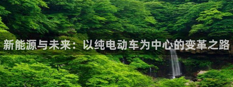 新宝GG官方域名:新能源与未来:以纯电动车为中心的变革之路