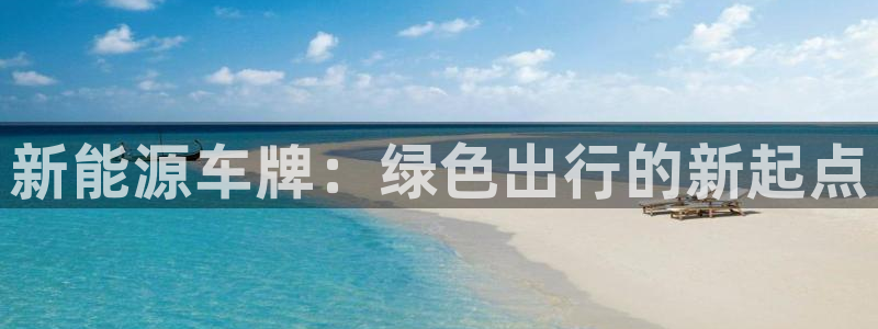 新宝gg娱乐注册:新能源车牌:绿色出行的新起点