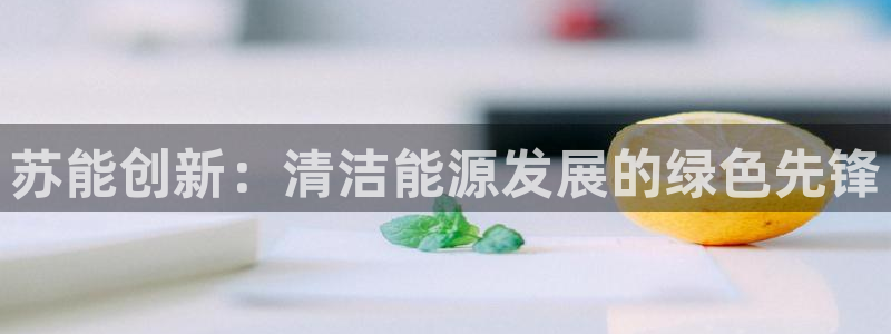 新宝gg找回账号：苏能创新：清洁能源发展